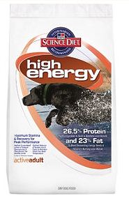 high energy dog food